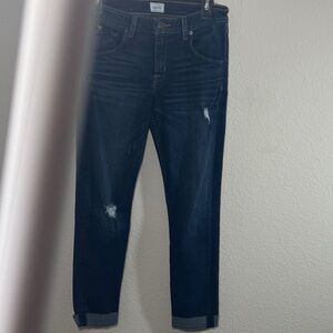 Hudson women’s size 28 Bacara Crop Straight Cuffed Jeans